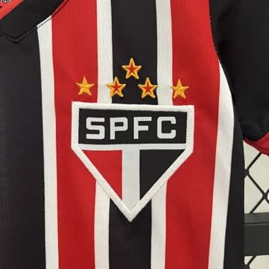 24-25 Sao Paulo Away Kid Kits Youth Apparels Football