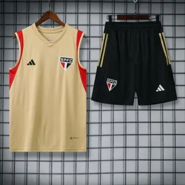23-24 Sao Paulo Training Vest Kit S-XXL(1) Soccer Jerseys