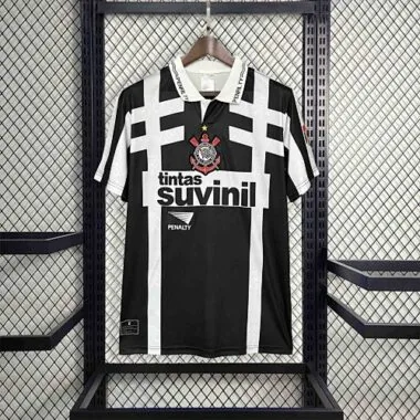 95-96 Corinthians Away Retro Kit Football AAAAJersey Yupoo