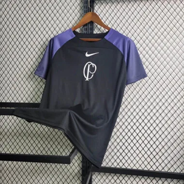 23-24 Corinthians Training Black&Purple Kit Best Jerseys Yupoo
