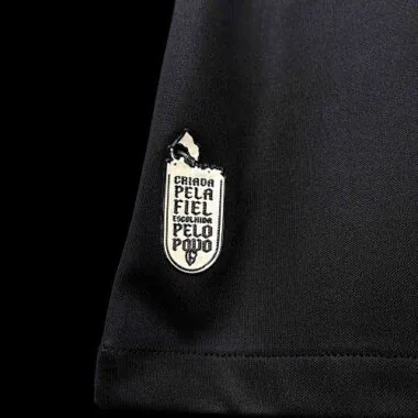 24-25 Corinthian Training Kit Black Best Jerseys