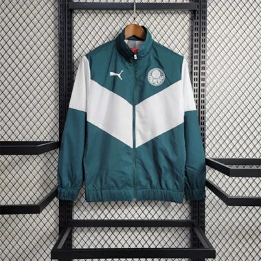 Palmeiras Windbreaker White-Green