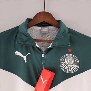 22-23 Palmeiras Windbreaker White-Green