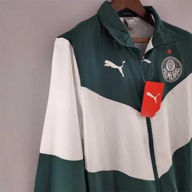 22-23 Palmeiras Windbreaker White-Green