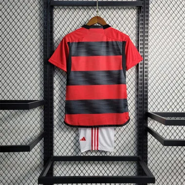 23-24 Flamengo home kids kit
