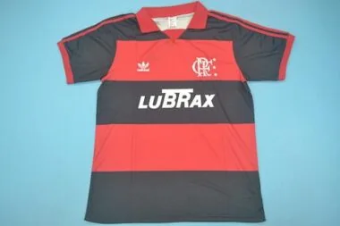 1990 Flamengo home red black