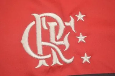 1990 Flamengo home red black