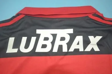 1990 Flamengo home red black