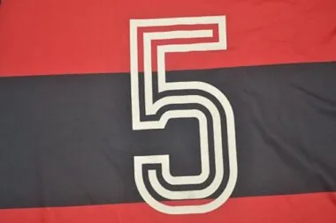 1990 Flamengo home red black
