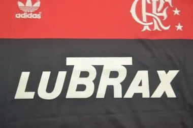 1990 Flamengo home red black