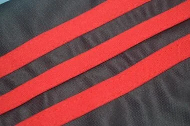 1990 Flamengo home red black