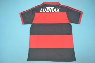1990 Flamengo home red black