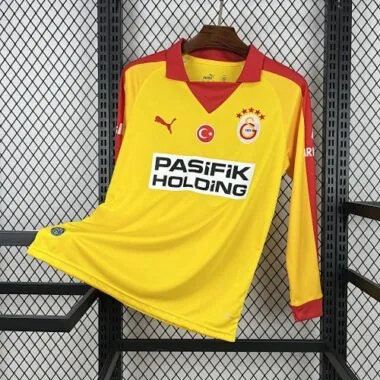26-27 Galatasaray Yellow Long Sleeve Special Edition Kit Soccer T-Shirt AAAAJersey Supply Yupoo