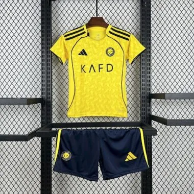25-26 Al-Nassr Home Kids Kit Soccer T-Shirt AAAAJersey Supply Yupoo