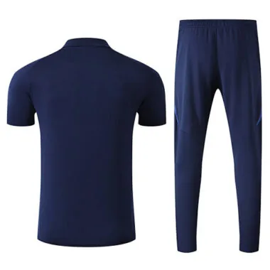 25-26 Al-Nassr Navy POLO Training Kits Football Tracksuits