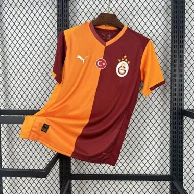 25-26 Galatasarays Home Kit Soccer T-Shirt AAAAJersey Supply Yupoo