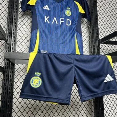 24-25 Al-Nassr Away Kid Kits Youth Apparels Football
