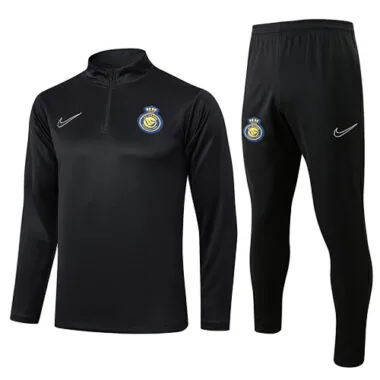 24-25 Al-Nassr Long Sleeve Tracksuit Black Training Suits Jersey Supplier Yupoo