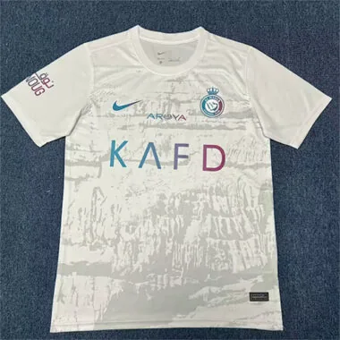 23-24 Al-Nassr third away white jersey Best Soccer Jersey