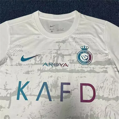 23-24 Al-Nassr third away white jersey Best Soccer Jersey