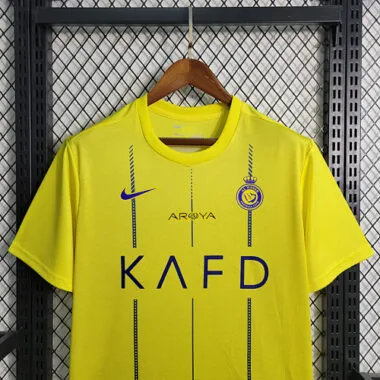 Camisa de futebol do Al-Nassr para jogos em casa, 23-24, «Victory»