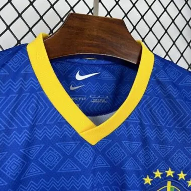 2026 Brazil Blue Special Edition Womens Kit Soccer T-Shirt