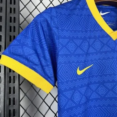 2026 Brazil Blue Special Edition Womens Kit Soccer T-Shirt