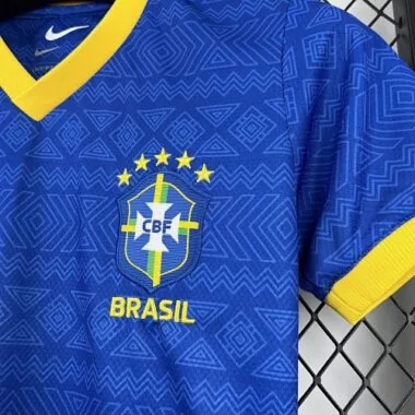 2026 Brazil Blue Special Edition Womens Kit Soccer T-Shirt