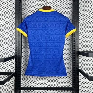 2026 Brazil Blue Special Edition Womens Kit Soccer T-Shirt