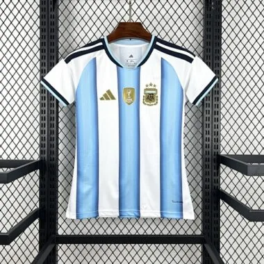 World Cup Jersey 2026 Argentina Home Kit Woman Soccer T-Shirt AAAAJersey Supply Yupoo