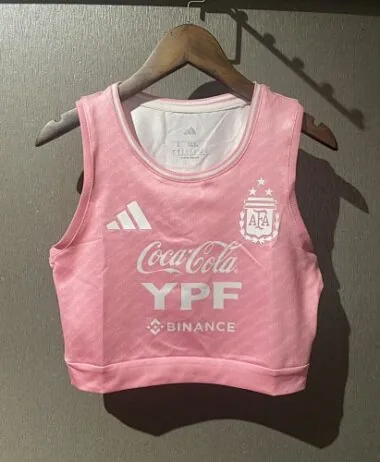 25-26 Argentina Women Yoga Vest Kit Soccer T-Shirt AAAAJersey Supply Yupoo
