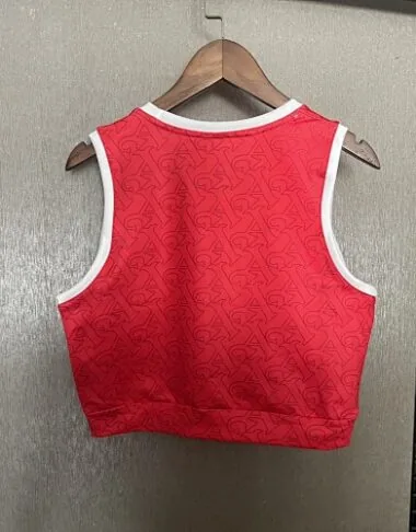25-26 Arsenal Home Women Yoga Vest Kit Soccer T-Shirt