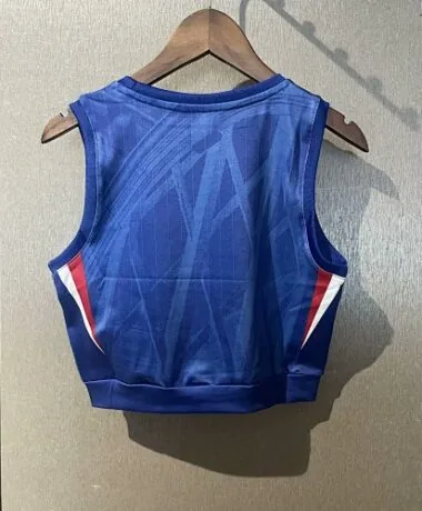 25-26 Chelsea Home Women Yoga Vest Kit Soccer T-Shirt