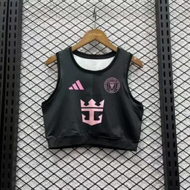 25-26 Inter Miami Away Women Yoga Vest Kit Soccer T-Shirt AAAAJersey Supply Yupoo