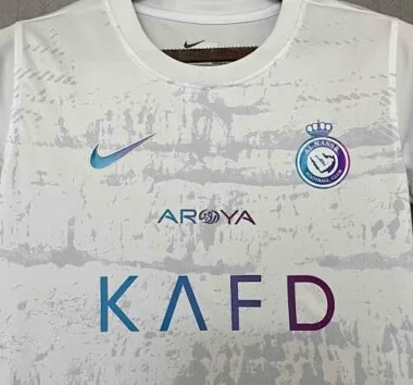 Camisa de futebol feminina do Al-Nassr, terceiro equipamento, 23-24