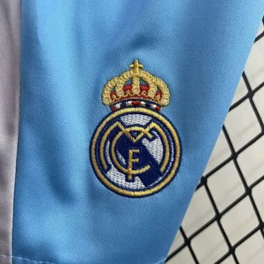 24-25 Real Madrid-keeperssets voor kinderen, blauw, jeugdkleding