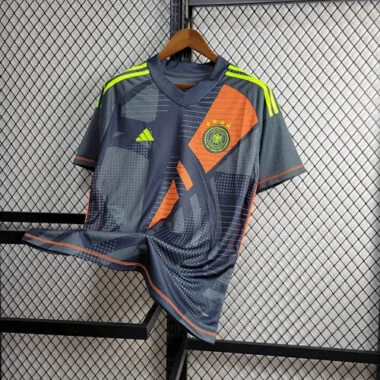 2024 Germany Goalkeeper Black Kit Football