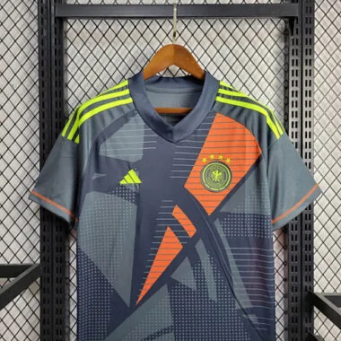 2024 Germany Goalkeeper Black Kit Football