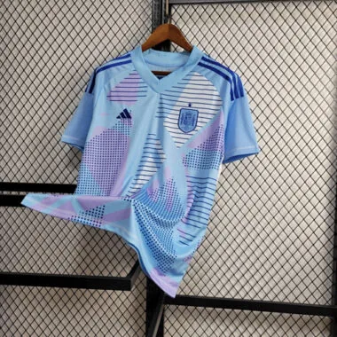 2024 Argentine Goalkeeper Blue Kit Football