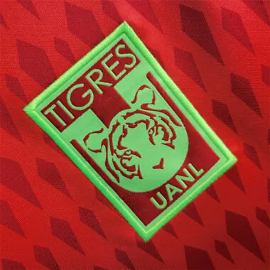 23-24 Camisolas de futebol dos Tigres UANL, guarda-redes, equipamento vermelho