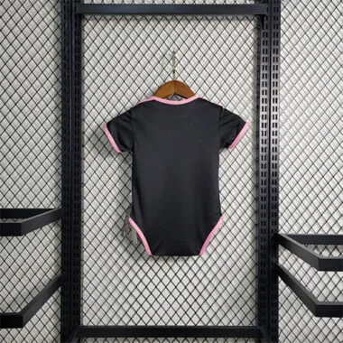 Camisa de futebol do Inter Miami para bebé, tamanhos 9-12, para jogos em casa, 23-24