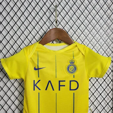23-24 Baby Al Nassr FC Home Size 9-12 Football Shirt
