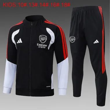 26-27 Arsenal Black Jackets Kids Kit Soccer T-Shirt AAAAJersey Supply Yupoo