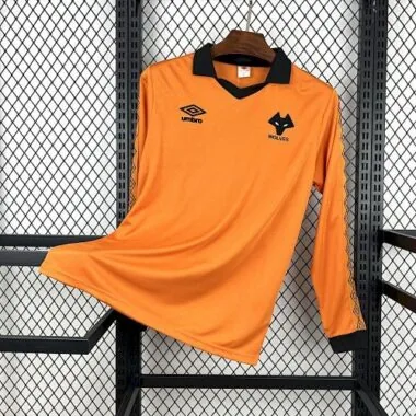 80-81 Wolves Home Long Sleeves Kit Retro Soccer T-Shirt AAAAJersey Supply Yupoo