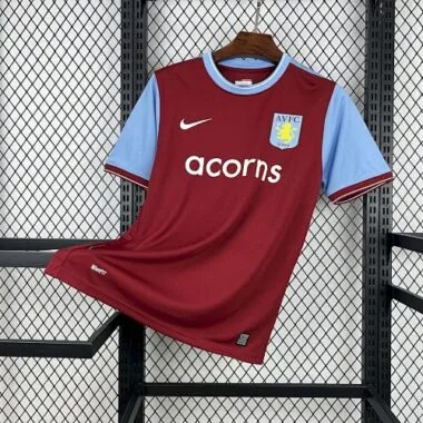 09-10 Aston Villa Home Kit Retro Soccer T-Shirt AAAAJersey Supply Yupoo