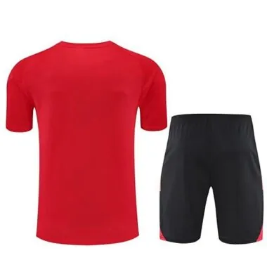 25-26 Manchester United Red Training Kits Football Tracksuits