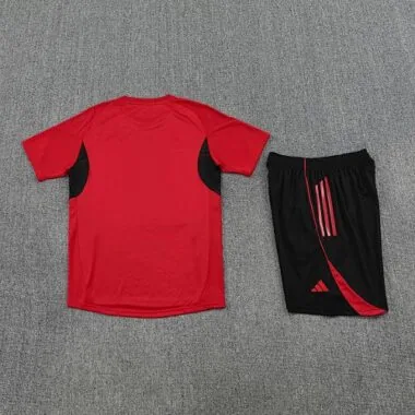 25-26 Manchester United Red Training Kits Football Tracksuits