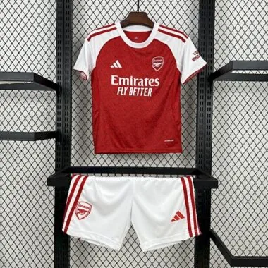 25-26 Arsenal Home Kid Kits Youth Apparels AAAAJersey Wholesale Yupoo