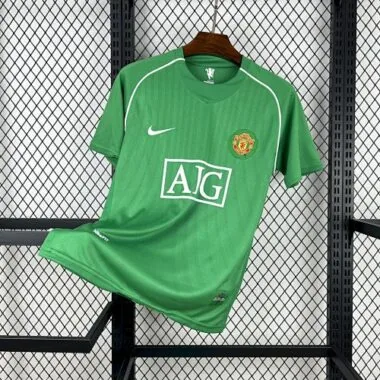 Retro 07-08 Manchester United Goalkeeper Kit Soccer AAAAJersey Yupoo