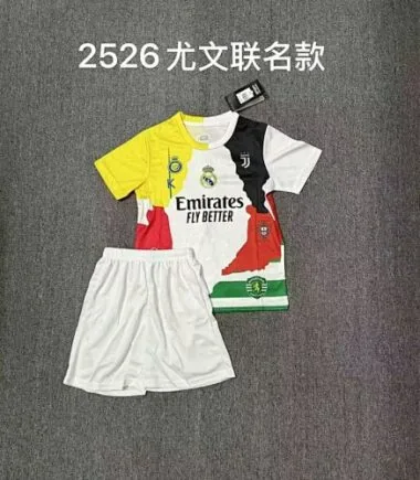 25-26 Real Madrid Kids Cheap Soccer Jerseys Yupoo